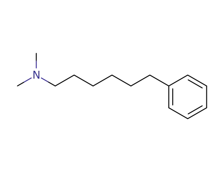 Molecular Structure of 106291-63-8 (Benzenehexanamine, N,N-dimethyl-)
