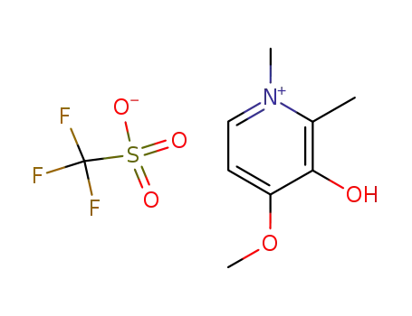 Trifluoro-methanesulfonate3-hydroxy-4-methoxy-1,2-dimethyl-pyridinium;