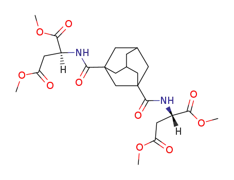 (S)-2-{[3-((S)-1,2-Bis-methoxycarbonyl-ethylcarbamoyl)-adamantane-1-carbonyl]-amino}-succinic acid dimethyl ester
