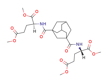 (S)-2-{[3-((S)-1,3-Bis-methoxycarbonyl-propylcarbamoyl)-adamantane-1-carbonyl]-amino}-pentanedioic acid dimethyl ester