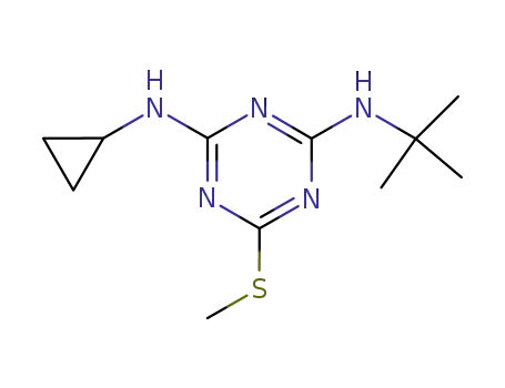 2-methylthio-4-t-butylamino-6-cyclopropyl-amino-s-triazine
