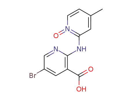 5-Bromo-2-(4-methyl-1-oxy-pyridin-2-ylamino)-nicotinic acid