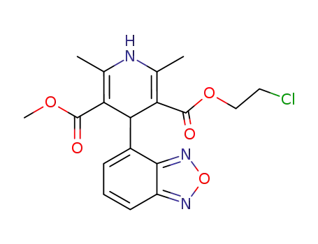 4-Benzo[1,2,5]oxadiazol-4-yl-2,6-dimethyl-1,4-dihydro-pyridine-3,5-dicarboxylic acid 3-(2-chloro-ethyl) ester 5-methyl ester