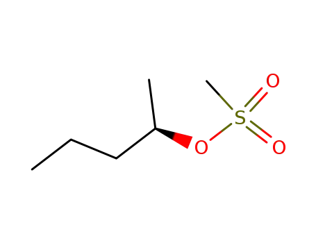Molecular Structure of 118106-70-0 (2-Pentanol, methanesulfonate, (2R)-)