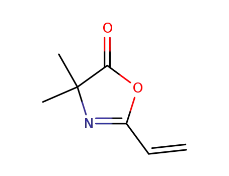 Molecular Structure of 29513-26-6 (4,4-DIMETHYL-2-VINYL-2-OXAZOLIN-5-ONE)