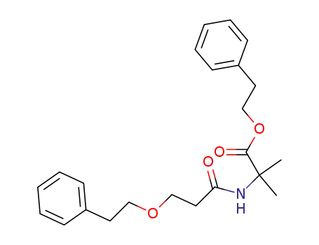 2-Methyl-2-(3-phenethyloxy-propionylamino)-propionic acid phenethyl ester