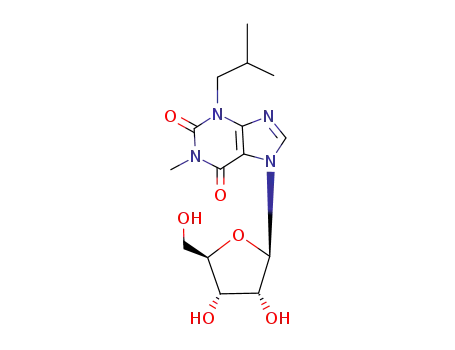 7-((2R,3R,4S,5R)-3,4-Dihydroxy-5-hydroxymethyl-tetrahydro-furan-2-yl)-3-isobutyl-1-methyl-3,7-dihydro-purine-2,6-dione