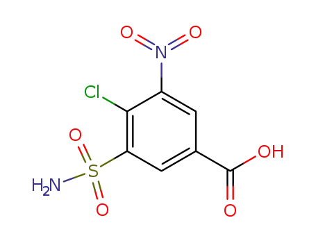 4-Chloro-3-nitro-5-sulfamoyl benzoic acid