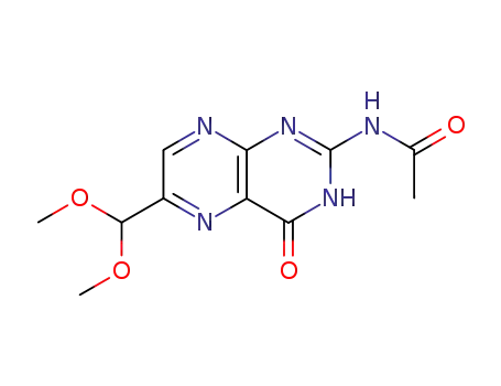 2-acetylamino-4-hydroxy-6-formylpteridine dimethyl acetal