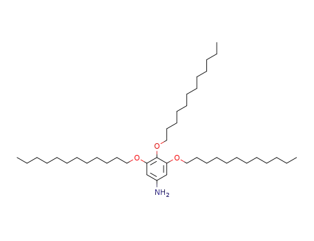 Molecular Structure of 151237-05-7 (Benzenamine, 3,4,5-tris(dodecyloxy)-)