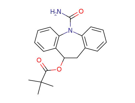2,2-dimethyl-propionic acid 5-carbamoyl-10,11-dihydro-5H-dibenzo[b,f]azepin-10-yl ester