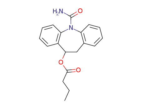 (RS)-10-butyroxy-10,11-dihydro-5H-dibenz[b,f]azepine-5-carboxamide