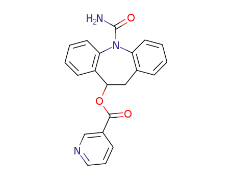nicotinic acid 5-carbamoyl-10,11-dihydro-5H-dibenzo[b,f]azepin-10-yl ester