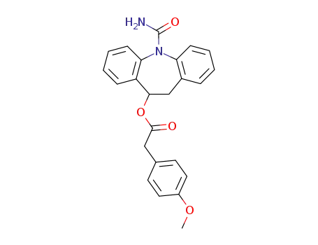 (4-methoxy-phenyl)-acetic acid 5-carbamoyl-10,11-dihydro-5H-dibenzo[b,f]azepin-10-yl ester