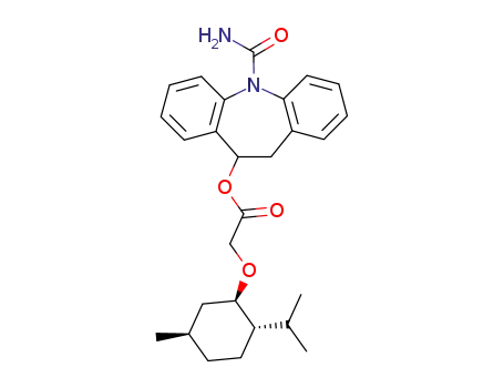 (2-isopropyl-5-methyl-cyclohexyloxy)-acetic acid 5-carbamoyl-10,11-dihydro-5H-dibenzo[b,f]azepin-10-yl ester