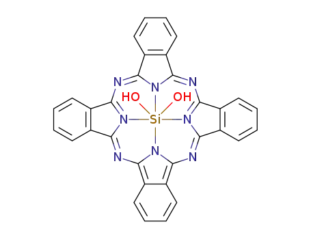 Molecular Structure of 19333-15-4 (Silicon dihydroxyl phthalocyanine)