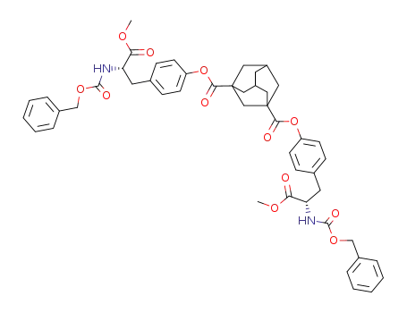 Adamantane-1,3-dicarboxylic acid bis-[4-((S)-2-benzyloxycarbonylamino-2-methoxycarbonyl-ethyl)-phenyl] ester