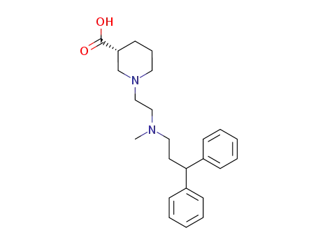 (R)-1-{2-[(3,3-Diphenyl-propyl)-methyl-amino]-ethyl}-piperidine-3-carboxylic acid