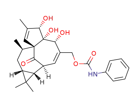 ((1aR,2S,5R,5aR,6S,8aS,9R,10aR)-5,5a,6-trihydroxy-1,1,7,9-tetramethyl-11-oxo-1a,2,5,5a,6,9,10,10a-octahydro-1H-2,8a-methanocyclopenta[a]cyclopropa[e][10]annulen-4-yl)methyl phenylcarbamate