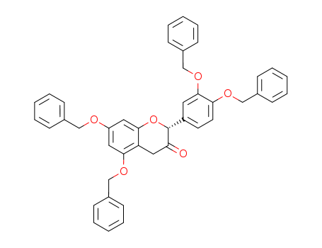 2H-1-BENZOPYRAN-3(4H)-ONE, 2-[3,4-BIS(PHENYLMETHOXY)PHENYL]-5,7-BIS(PHENYLMETHOXY)-, (2R)-