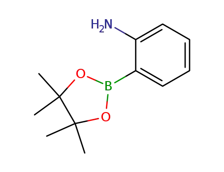 Molecular Structure of 191171-55-8 (2-Aminophenylboronic acid pinacol ester)