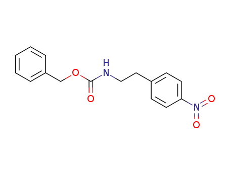 Molecular Structure of 182252-00-2 (benzyl 4-nitrophenethylcarbamate)