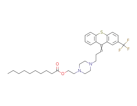 Decanoic acid,2-[4-[3-[2-(trifluoromethyl)-9H-thioxanthen-9-ylidene]propyl]-1-piperazinyl]ethylester