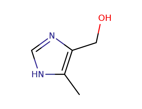 Molecular Structure of 29636-87-1 (4-Hydroxymethyl-5-methylimidazole)