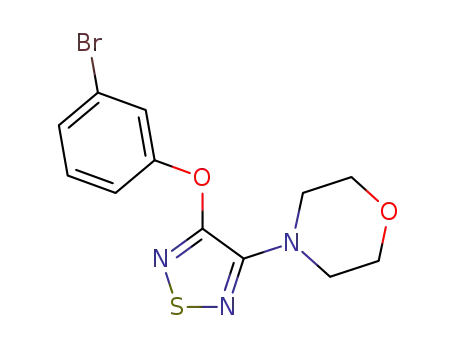 4-[4-(3-bromo-phenoxy)-[1,2,5]thiadiazol-3-yl]-morpholine