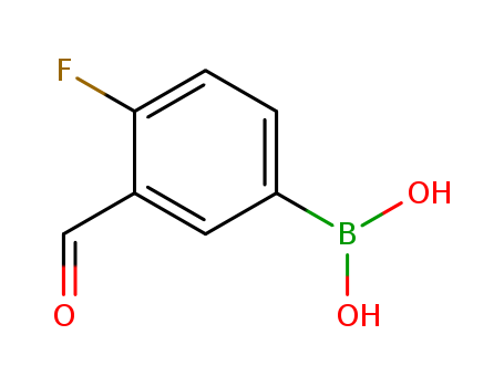 Factory Supply 4-Fluoro-3-formylbenzeneboronic acid