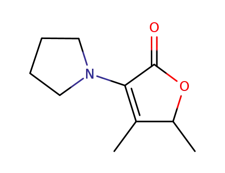 4,5-dimethyl-3-(1-pyrrolidinyl)-2(5H)-furanone