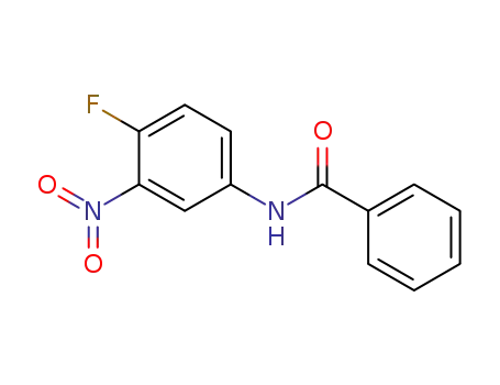 Molecular Structure of 228425-41-0 (Benzamide, N-(4-fluoro-3-nitrophenyl)-)
