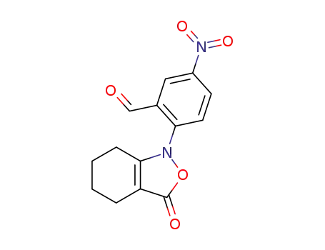 5-nitro-2-(3-oxo-4,5,6,7-tetrahydro-3H-benzo[c]isoxazol-1-yl)-benzaldehyde
