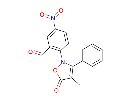 2-(4-methyl-5-oxo-3-phenyl-5H-isoxazol-2-yl)-5-nitro-benzaldehyde