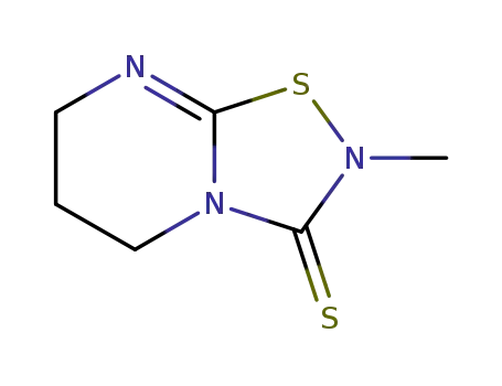 6,7-dihydro-2-methyl-5H-pyrimido<1,2-d><1,2,4>thiadiazole-3(2H)-thione