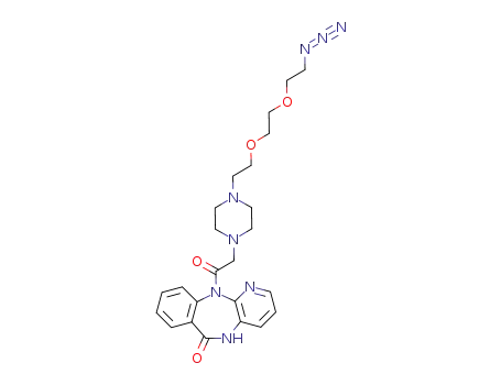 11-[(4-{2-[2(2-Azidoethoxy)ethoxy]ethyl}piperazine-1-yl)acetyl]-5,11-dihydro-6H-pyrido-[2,3-b][1,4]benzodiazepine-6-one