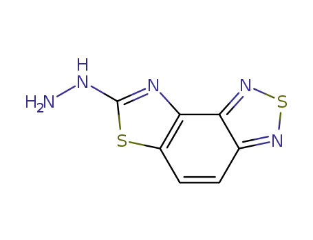 Molecular Structure of 91982-37-5 (Thiazolo[4,5-e]-2,1,3-benzothiadiazole, 7-hydrazino- (7CI))