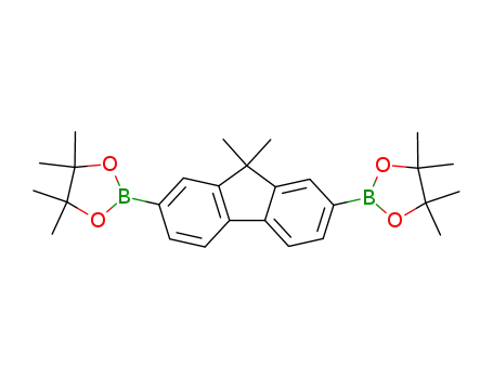 Molecular Structure of 325129-69-9 (1,3,2-Dioxaborolane, 2,2'-(9,9-dimethyl-9h-fluorene-2,7-diyl)bis[4,4,5,5-tetramethyl])