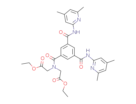 N-di(ethoxycarbonylmethyl)-N',N''-bis(4,6-dimethylpyridin-2-yl)benzene-1,3,5-tricarbonamide