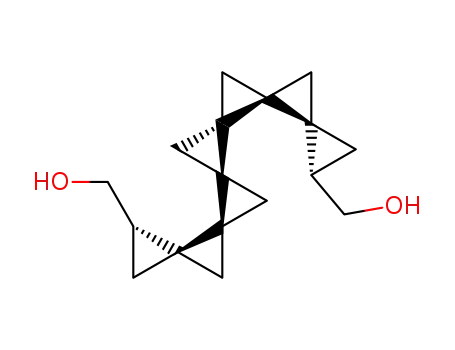Molecular Structure of 837430-97-4 (Hexaspiro[2.0.0.0.0.0.2.1.1.1.1.1]pentadecane-1,9-dimethanol,
(1S,3R,4R,5R,6R,7R,8R,9S)-)