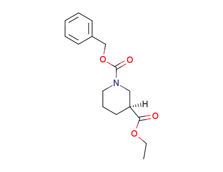 Molecular Structure of 174699-11-7 (ETHYL (S)-1-CBZ-NIPECOTATE)