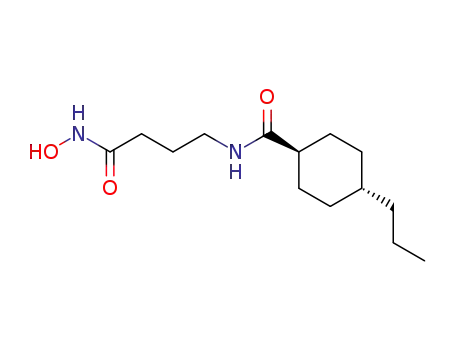 trans-N-(4-hydroxyamino-4-oxobutyl)-4-propylcyclohexanecarboxamide