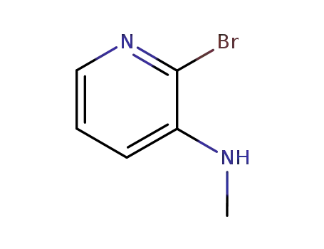 Molecular Structure of 872492-60-9 (2-bromo-N-methylpyridin-3-amine)