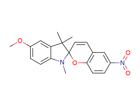 Spiro[2H-1-benzopyran-2,2'-[2H]indole],1',3'-dihydro-5'-methoxy-1',3',3'-trimethyl-6-nitro-