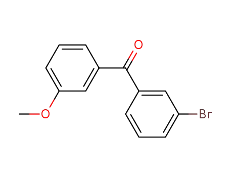Molecular Structure of 750633-66-0 (3-BROMO-3'-METHOXYBENZOPHENONE)