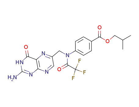 4-[(2-Amino-4-oxo-3,4-dihydro-pteridin-6-ylmethyl)-(2,2,2-trifluoro-acetyl)-amino]-benzoic acid isobutyl ester