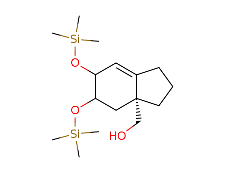 [5,6-bis-(trimethyl-silanyloxy)-1,2,3,4,5,6-hexahydro-inden-3a-yl]-methanol