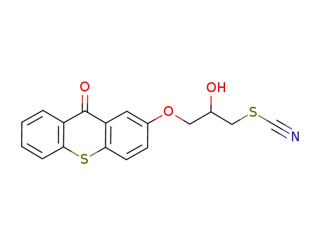 2-hydroxy-3-[(9-oxo-9H-thioxanthen-2-yl)oxy]propyl thiocyanate