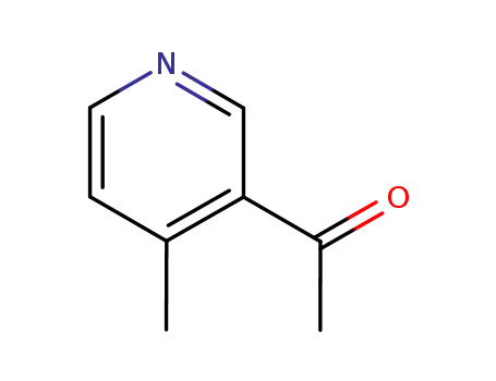 Molecular Structure of 51227-30-6 (1-(4-Methyl-3-pyridinyl)-ethanone)