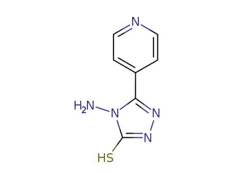 Molecular Structure of 36209-51-5 (4-AMINO-5-(4-PYRIDYL)-4 H-1,2,4-TRIAZOLE-3-THIOL)